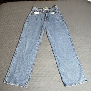 Abercrombie & Fitch "Curve Love" The Loose High Rise Vintage Denim Jeans  29/8